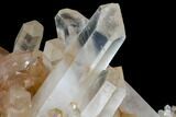Tangerine Quartz Crystal Cluster - Madagascar #112813-5